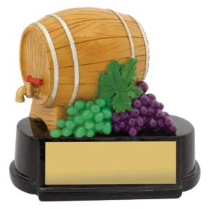 Wine appreciation with resin construction