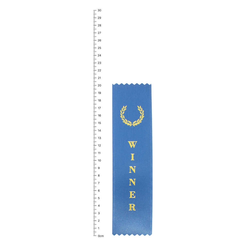 winner place ribbon next to ruler winner place ribbon next to ruler
