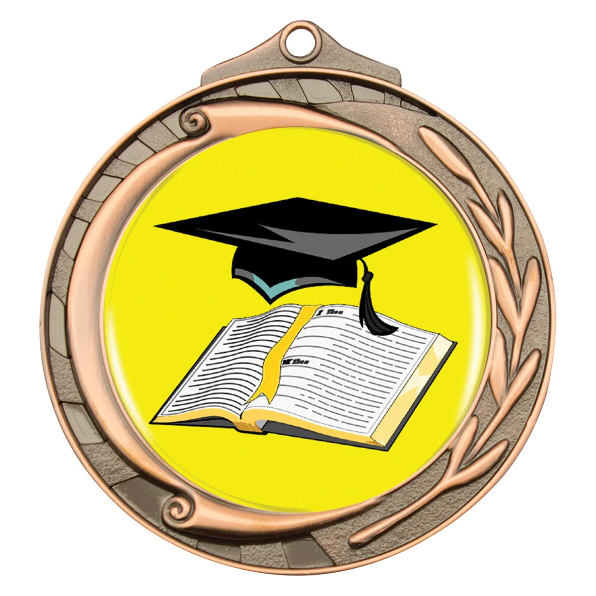 wmk6b-bronze Bronze wreath - academic with metal construction