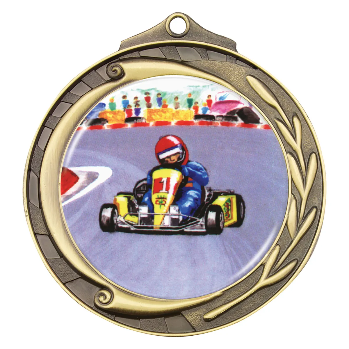 Gold wreath - go kart with metal construction