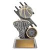 32734a-silver Silver zoom basketball with resin construction