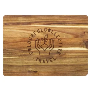 Acacia Message Board - Extra Thick with engraving