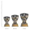 Acrobat Football trophies next to ruler