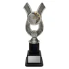 Archery Anchor medium archery trophy with target and arrows on a black base.