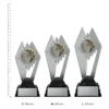 Archery Shadowcrest Archery Shadowcrest trophies next to ruler