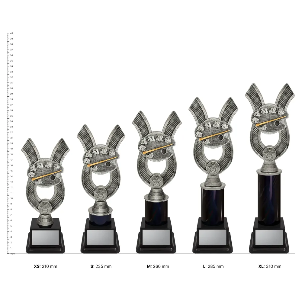 Art Anchor Art Anchor trophies next to ruler