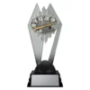 Art Shadowcrest medium black and silver trophy with art palette and paint brush