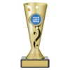 Carnival Cup small Gold carnival cup - budget with plastic / marble construction