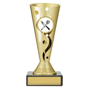 Gold carnival cup - cooking with plastic / marble construction