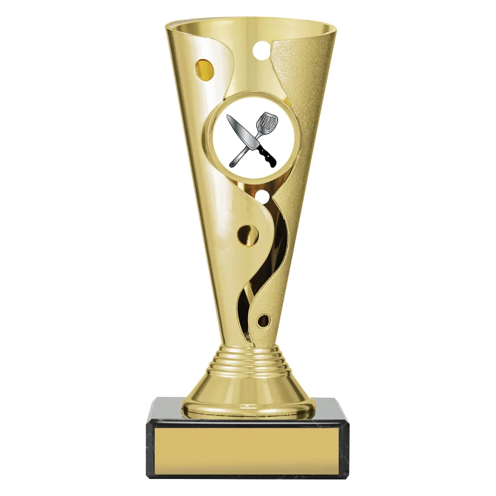 Cooking Carnival Cup small Gold carnival cup - cooking with plastic / marble construction