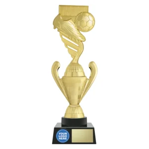 gold Podium - football with resin construction