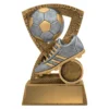 Football Stockade small silver Stockade - football with resin construction