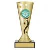 Genius Carnival Cup small Gold carnival cup - genius with plastic / marble construction