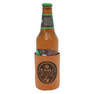 Leatherette bottle Holder with engraving