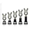 Public Speaking Anchor Public Speaking Anchor trophies next to ruler