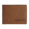 Rawhide Wallet Rawhide Wallet with 'coach dj' engraving