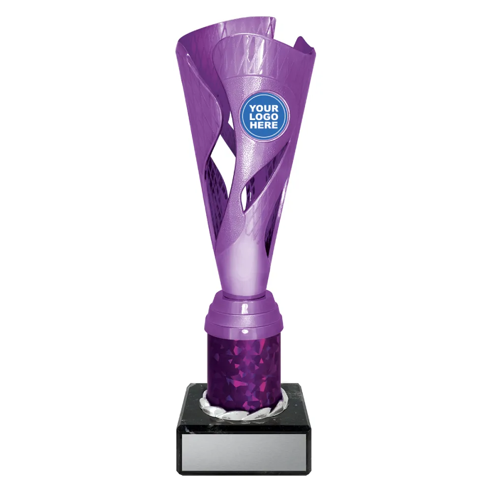 Tiger Cup Purple medium purple tiger cup with plastic / marble construction
