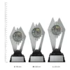 Water Polo Shadowcrest trophies next to ruler