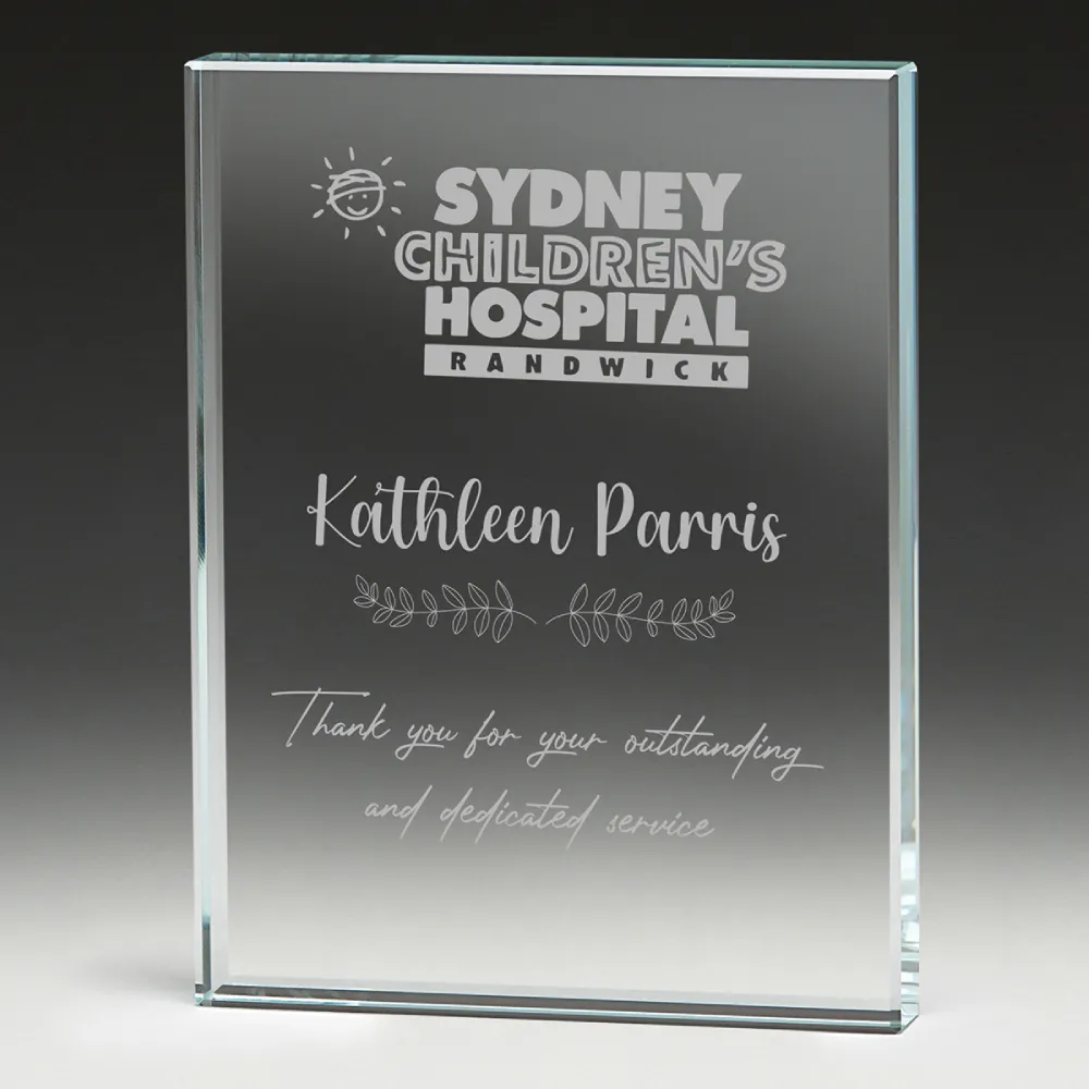 Clearview Glass Block Clearview Glass Block glass award with glass