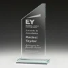 envoy glass award with glass construction